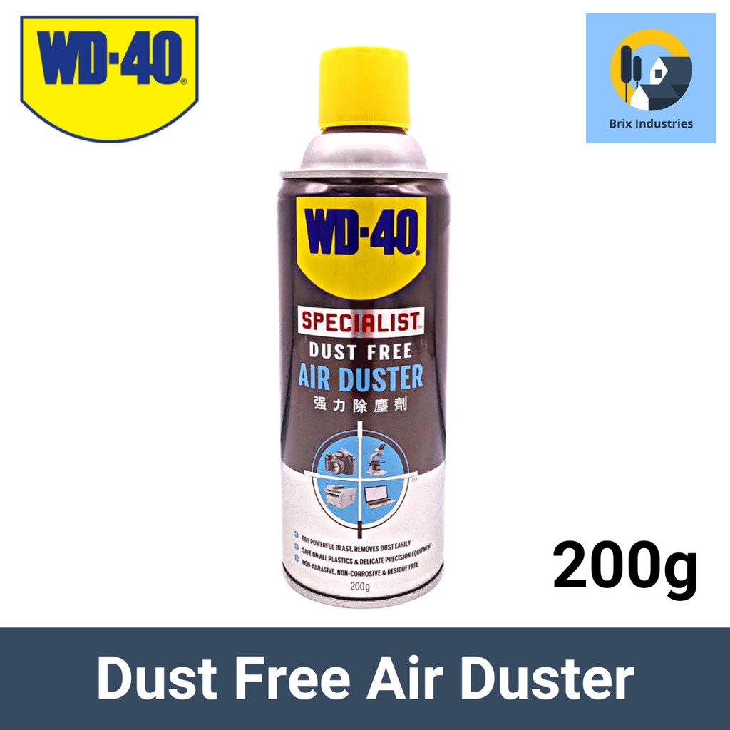 WD40 Specialist Dust Free Air Duster 200g Electronics Cleaner Camera