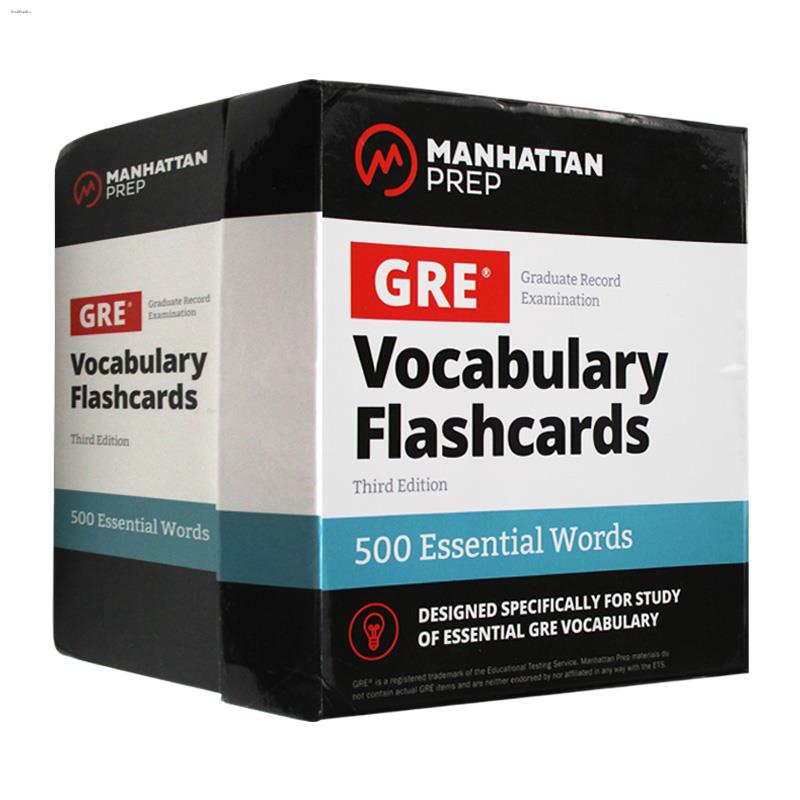 Manhattan GRE Vocabulary Card 500 Basic Vocabulary English Original