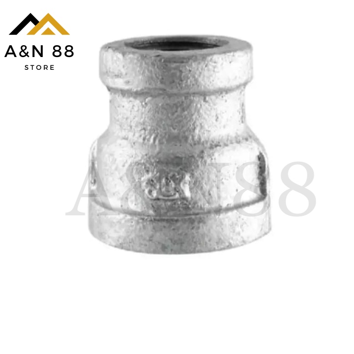 GI Fittings Bushing Reducer/Coupling Reducer (GALVANIZED) 1/4X1/2 / 1