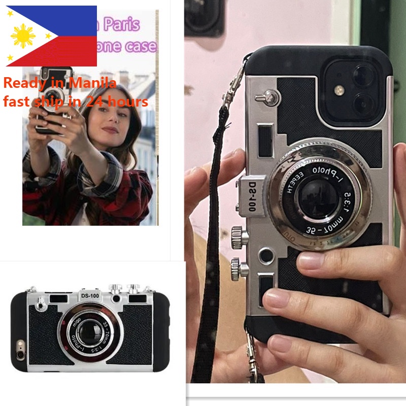 Emily in Paris 3D Design Retro Camera Case iPhone Cover iPhone 11 12 13