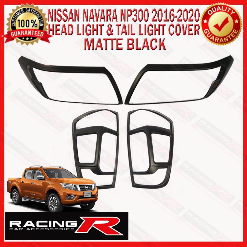 Navara NP300 2016 to 2020 V2 Head Light and Tail Light Cover Matte ...