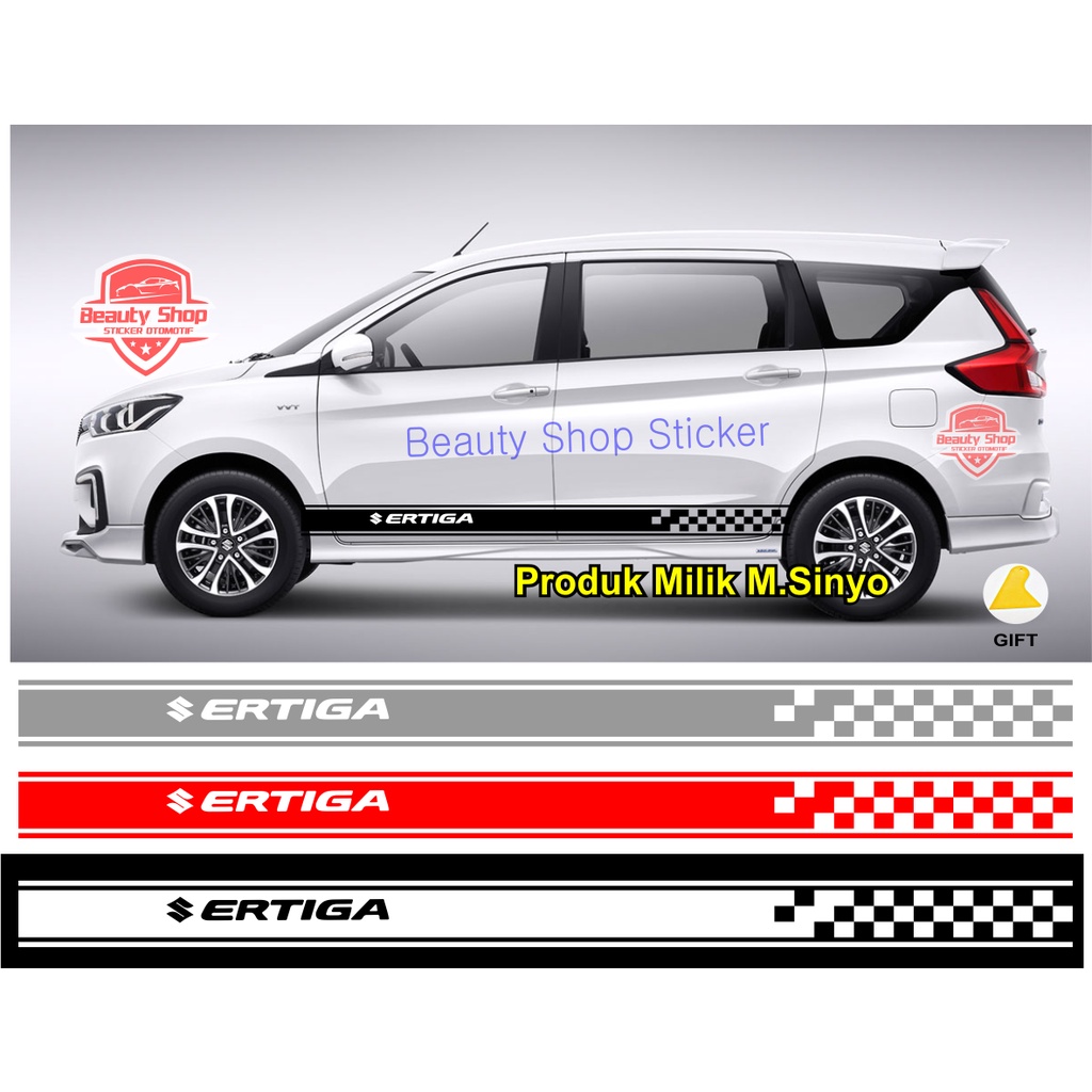 Suzuki ertiga Car Trim Sticker ertiga sport side body New model