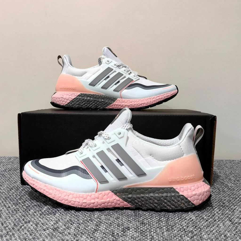 Ultra Boost Guard Pink White Grey for Women with FREE Elite Socks