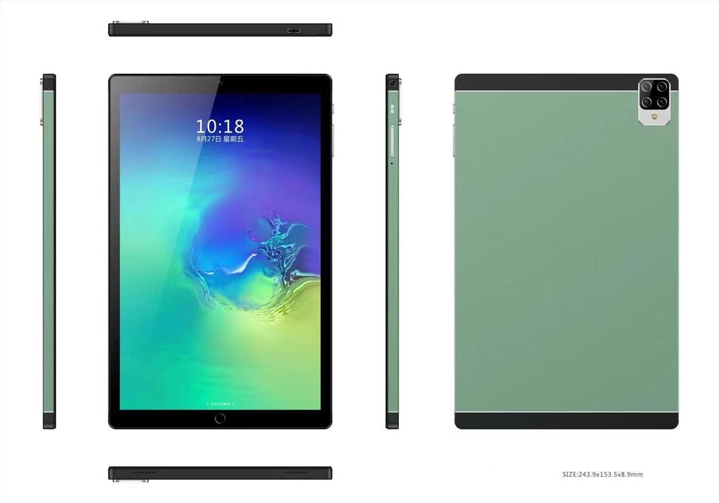 Dual Sim 11 Inches 8GB + 128GB Android Learning Tablet For Students ...