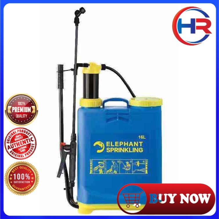 Knapsack Sprayer Manual Sprayer 16L Gardening Tool Spray Disinfectant Spray Big Tank Portable