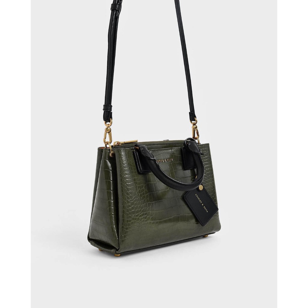 Charles and keith hot sale structured city bag