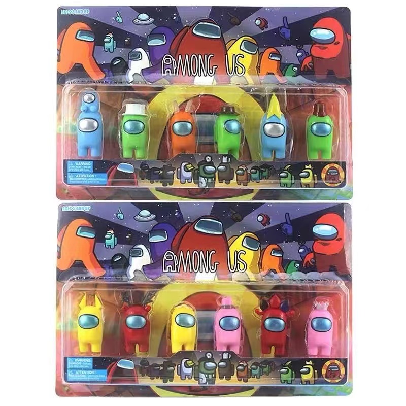 Collectible Figure Series 1 Set of 5/6/Among Us Games Figurine | Shopee ...