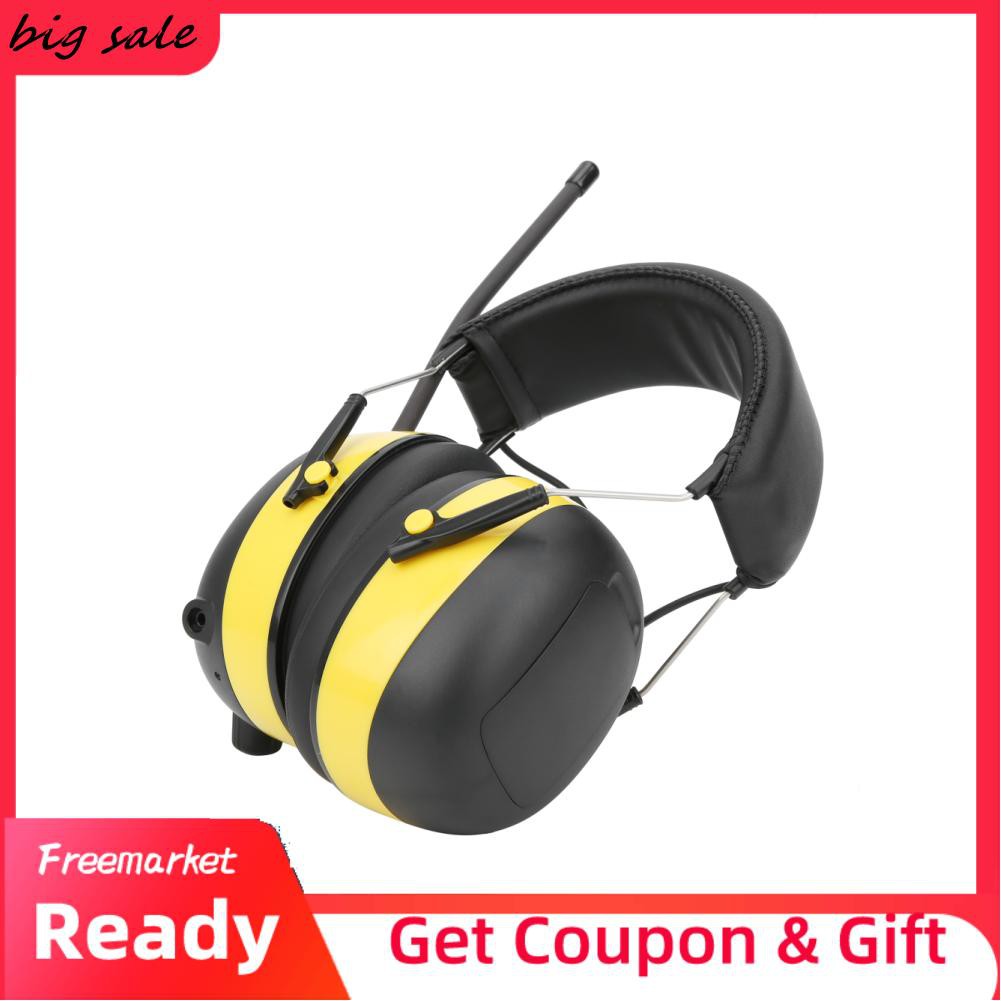 TBYS Freemarket Safety Earmuff Stereo Headset Noise Reduction NVR 30dB