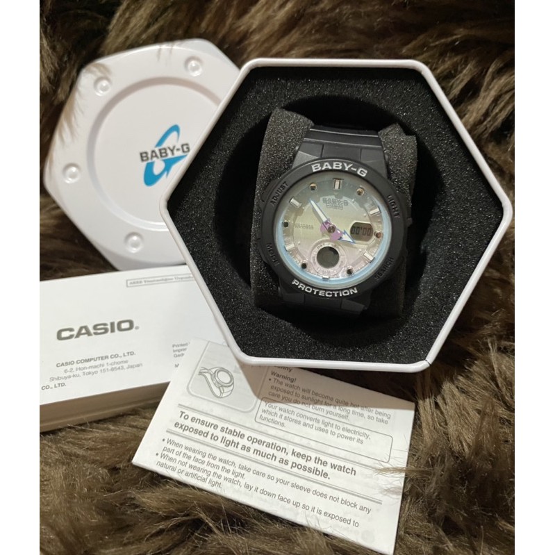 Authentic Preloved Casio Baby G 5570 BGA-250-1A2 Black | Shopee