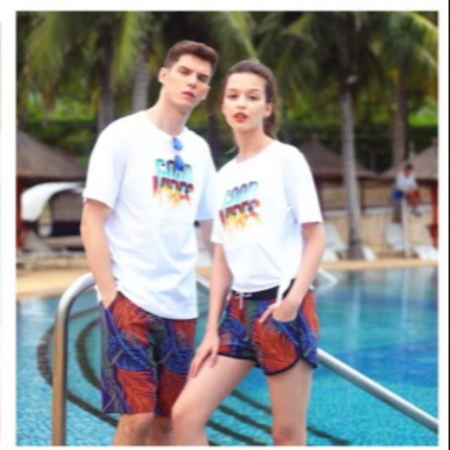 Cod COUPLE SUMMER SHORT(random print) | Shopee Philippines