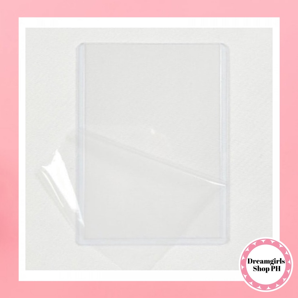 TOPLOADER Clear White w/ Films (Photocard Orders Only) | Shopee Philippines