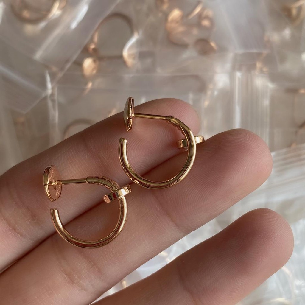 Cartier nail hoop discount earrings