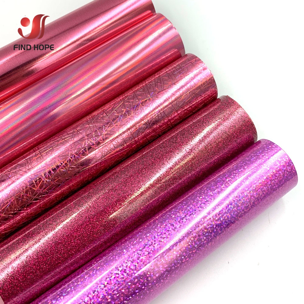 5 pcs 20x25cm Bundle Pink Rose Red Heat Transfer Vinyl Film Iron On ...