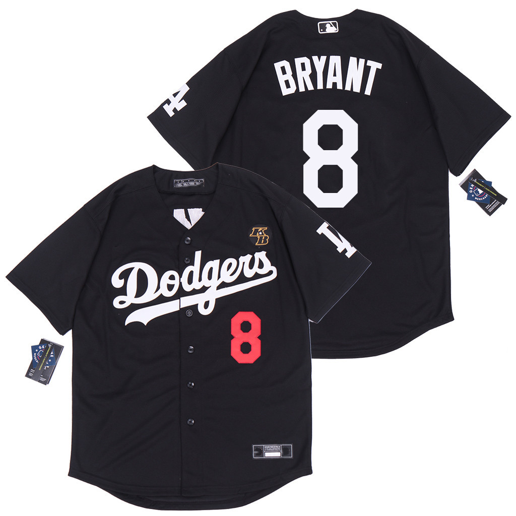 Kobe Bryant 8/24 Black LA Dodgers Jersey – South Bay Jerseys