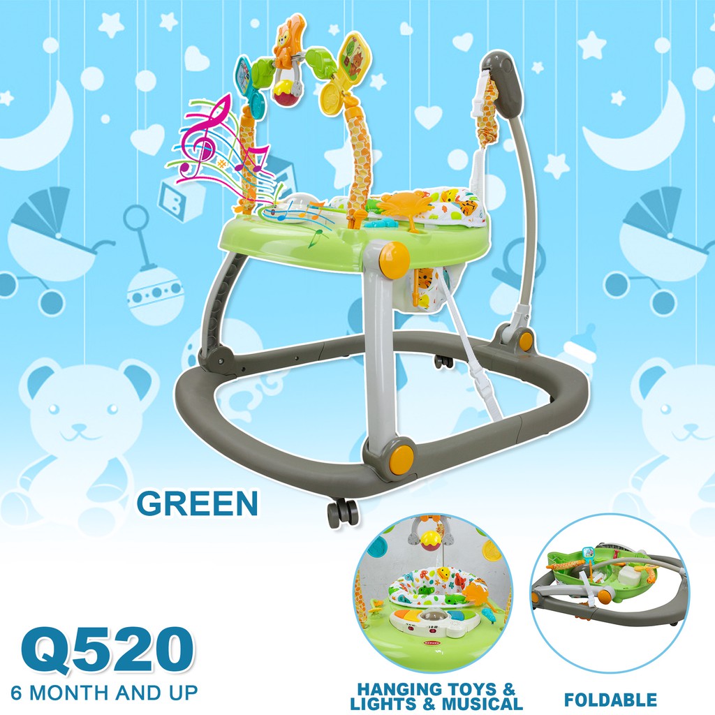 BBA BabyQiner Q520 Multi Purpose Portable And Foldable Baby Walker