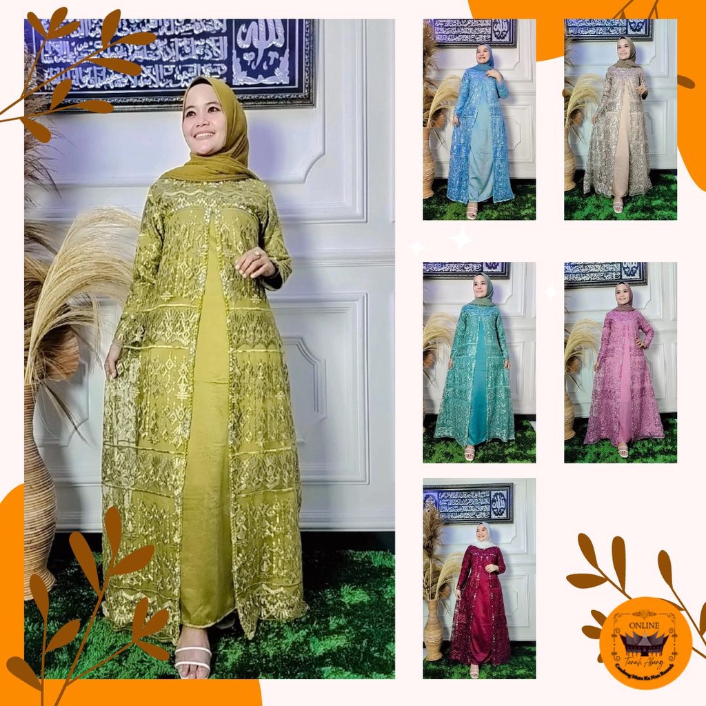 Hk// PREMIUM TULLE GAMIS SEQUENCE AMBASADOR - LATEST LUXURY PARTY DRESS ...