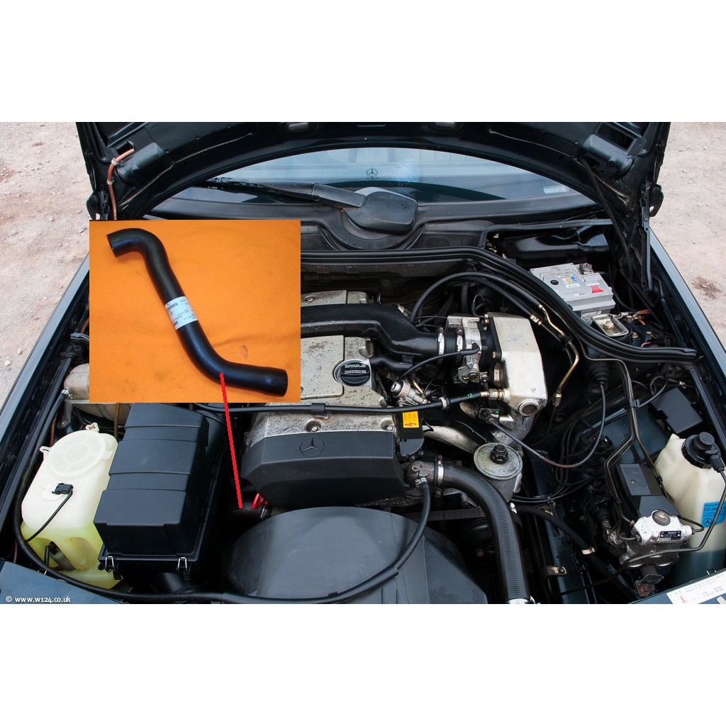 Upper radiator rubber hose Lower radiator hose mercedes Benz Benz E220 ...