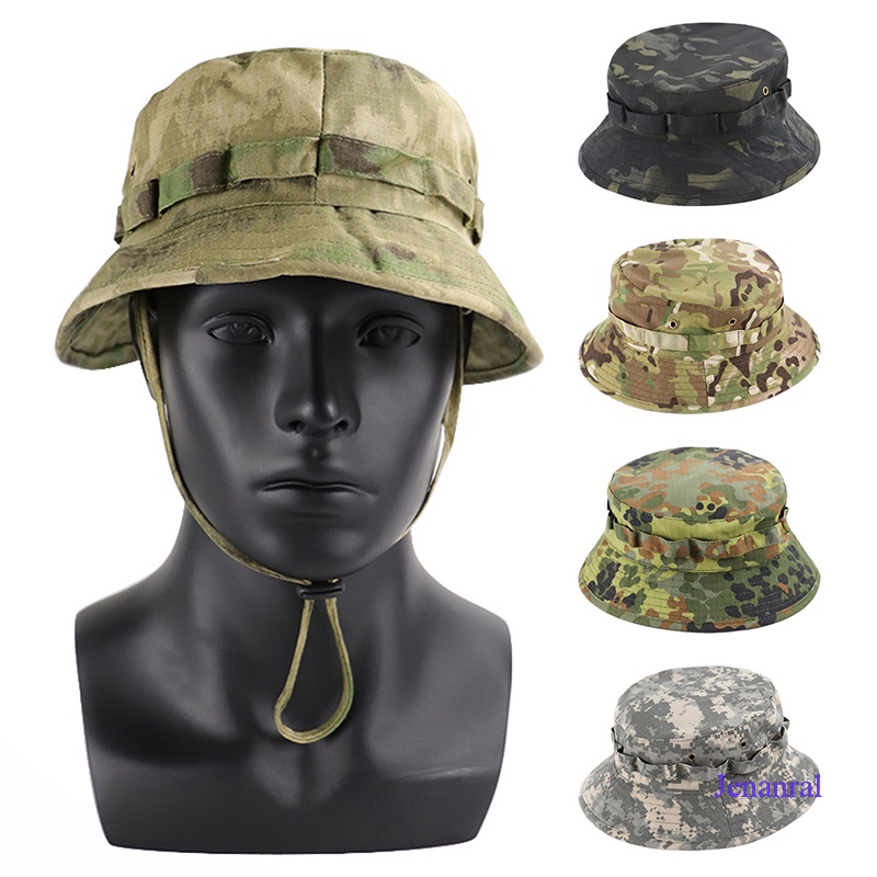 Jenanral Camouflage Boonie Hats High Quality Outdoor Casual Bucket Hat