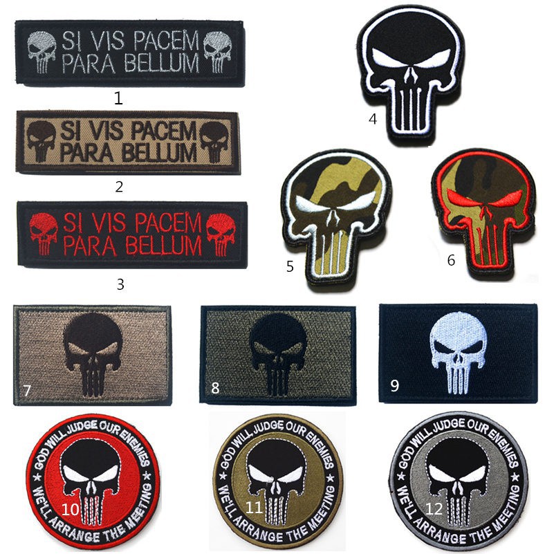 339 - VELCRO PATCH - The Punisher, Patches