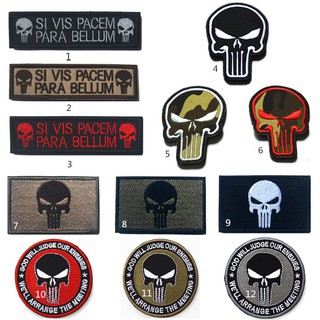 The Punisher USA Movie Embroidered Sleeve Iron-on / Velcro Patch