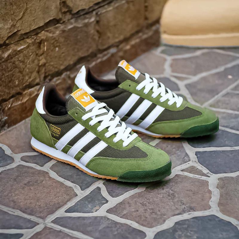 Adidas dragon clearance green