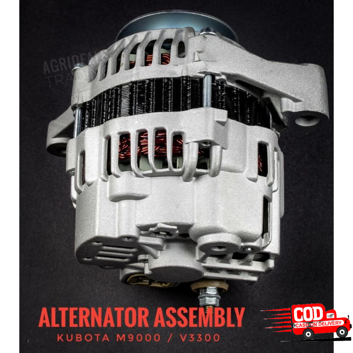 ALTERNATOR ASSEMBLY KUBOTA TRACTOR M9000 / V3300 ENGINE Shopee