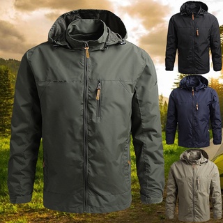 Outdoor windproof waterproof multi-function men's jacket