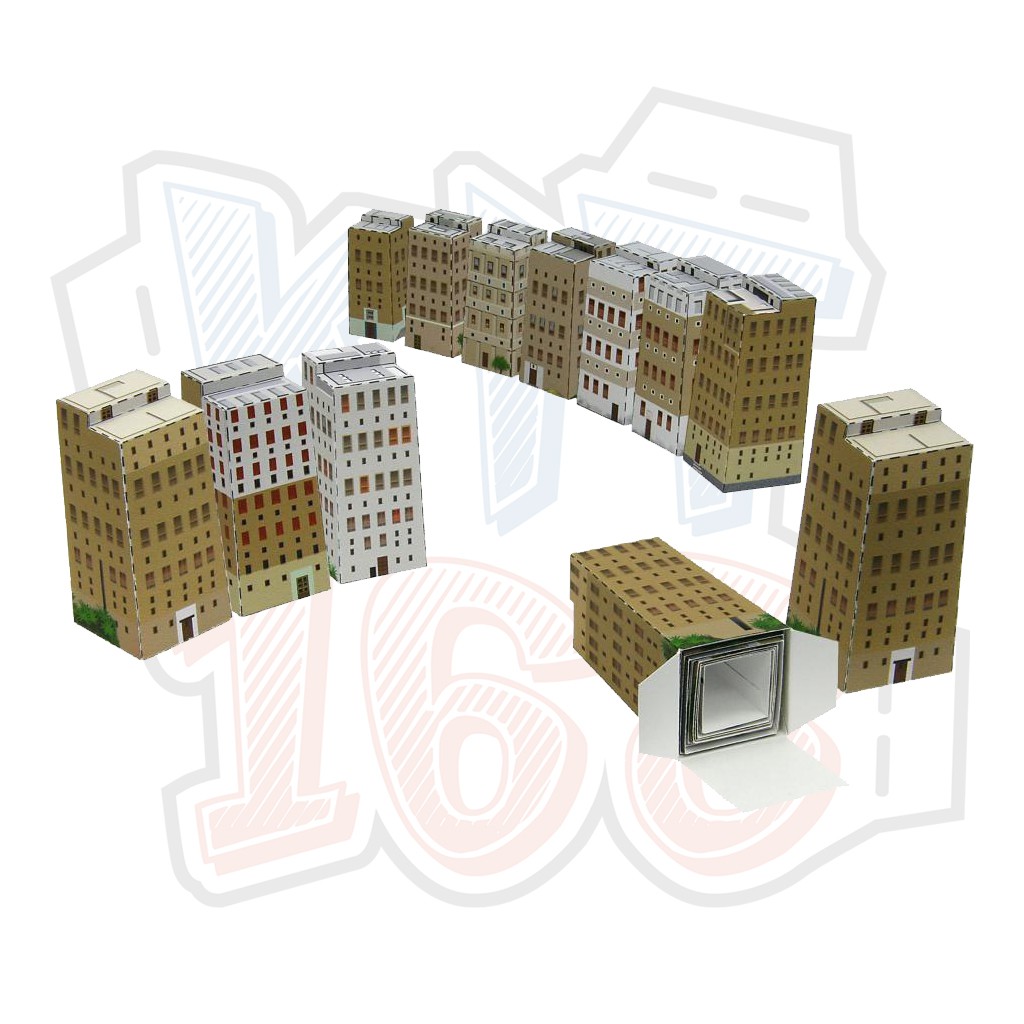 Architectural paper model of Mini high-rise building | Shopee Philippines