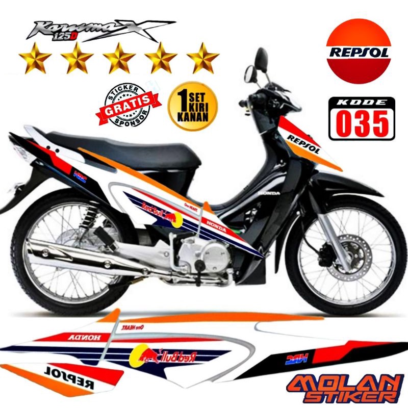 Decal Sticker Striping Variation Honda Karisma X 125 R & Karisma X 125 D |  Decal Wave 125 | Decal Wave 125s | Charisma Decal | Charisma Stiping |  Charisma Lis 16 | Shopee Philippines