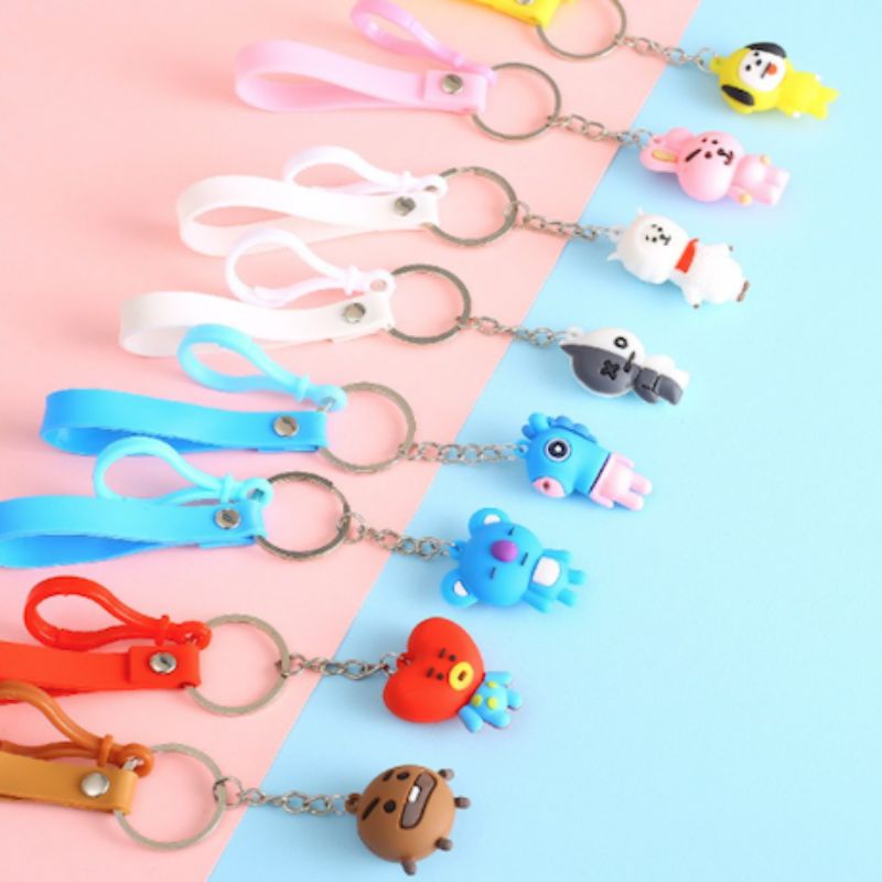 GANTUNGAN BTS character key chain | Shopee Philippines
