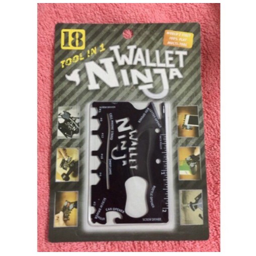 Wallet Ninja 18 in 1 Multi-purpose Credit Card Size Pocket T | Shopee ...