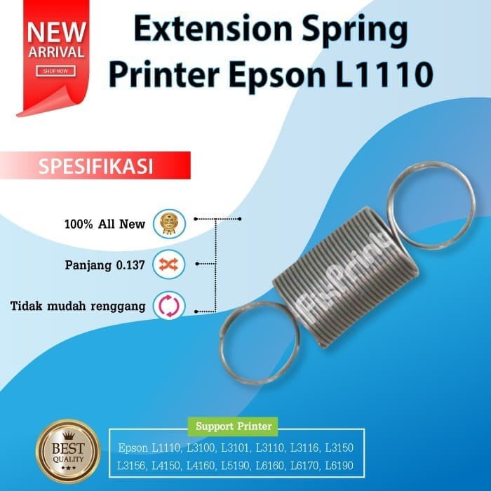 Extension Spring Length 0.137 Printer Epson L1110 for Replacement Part ...