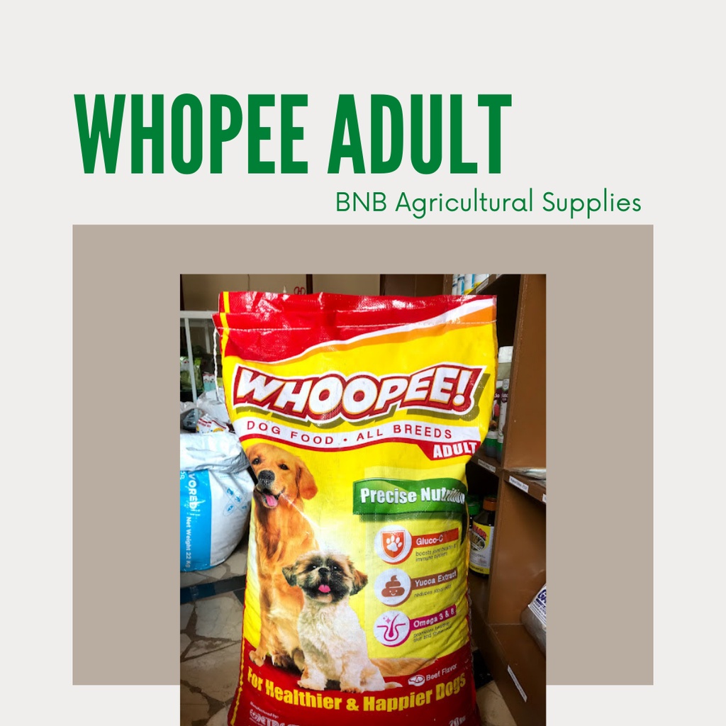 Whoopee Adult Dog Food Available in 1kg Shopee Philippines