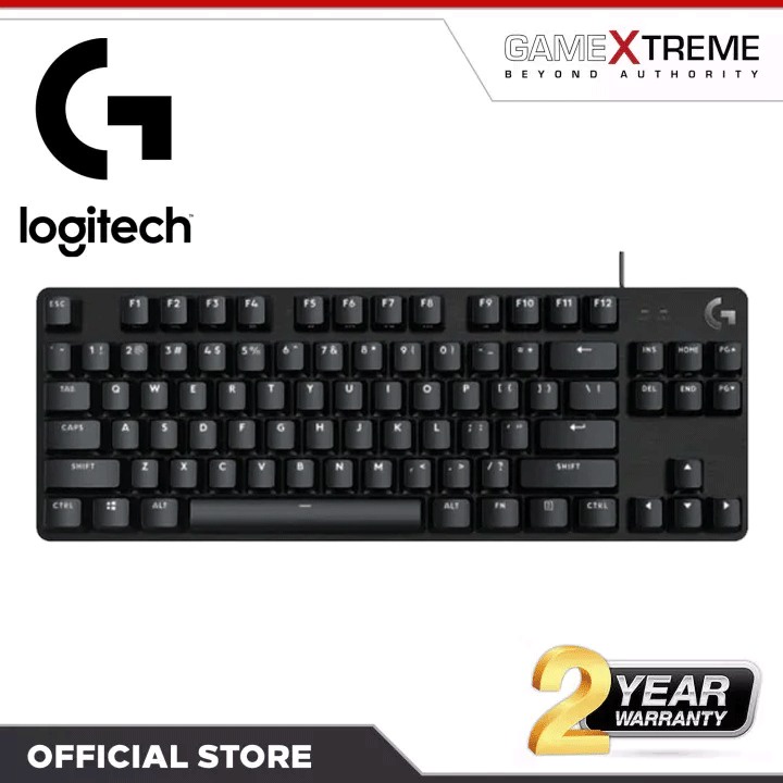 LOGITECH G413 TKL SE KEYBOARD - BLACK - TACTILE SWITCH