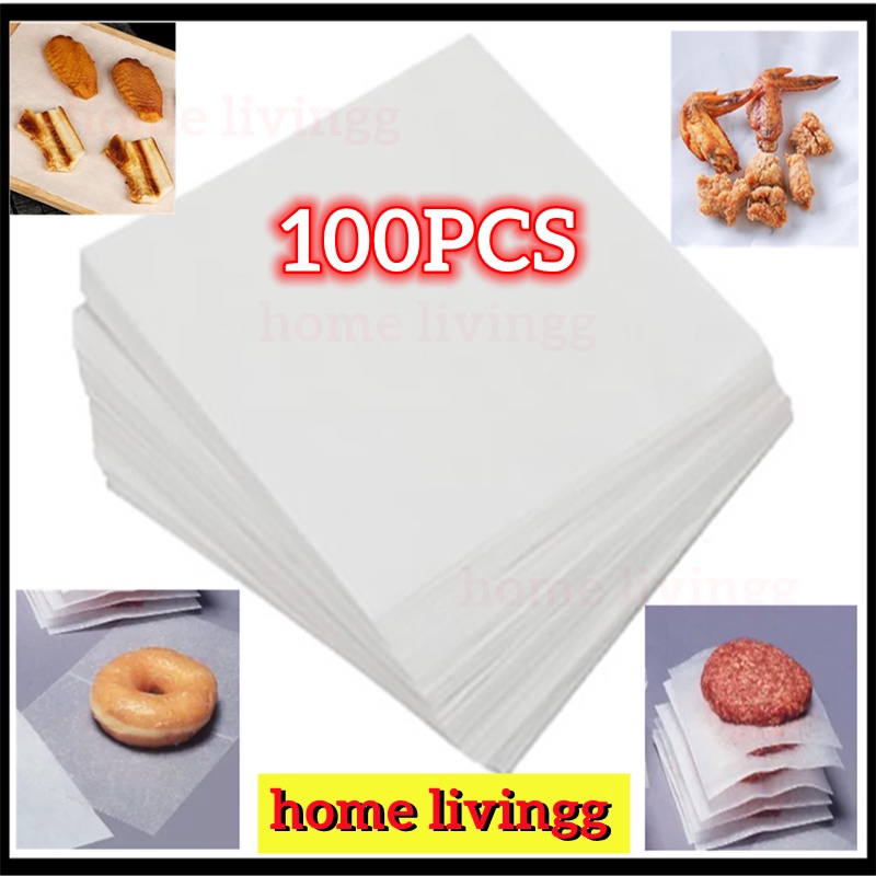 Greaseproof Paper Food Tray Liner Paper 100pcs Shopee Philippines