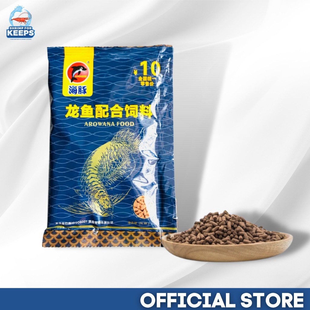 Porpoise Arowana Fish Food Pellet Sachet Sampler (15 g) for Natural ...