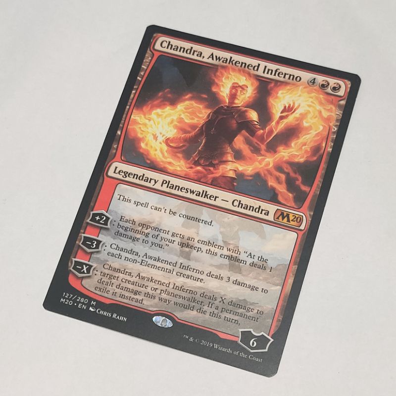MTG Card CHANDRA, AWAKENED INFERNO Magic the Gathering Trading Card ...