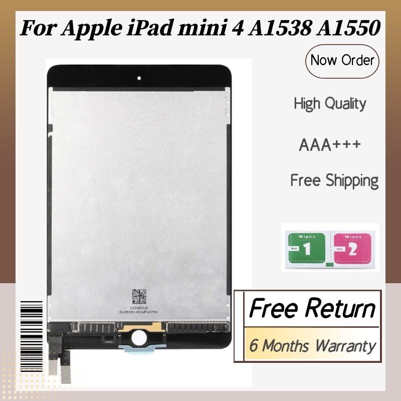 100% New LCD For mini 4 A1538 A1550 Display Touch Screen Digitizer ...