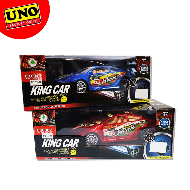 UNO KIDDIE KING RACING REMOTE CONTROL CAR (ASSORTED COLORS) | Shopee ...