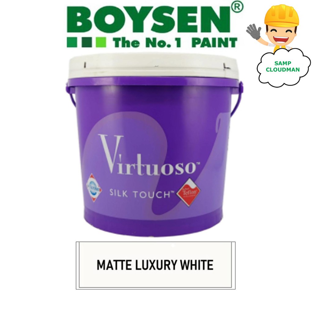 Boysen Virtuoso Odorless AntiBacterial Paint with Teflon Gallon 4