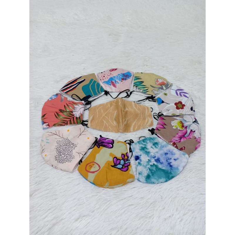 Adult Hijab Fabric Mask Material Rayon 3 Ply | Shopee Philippines