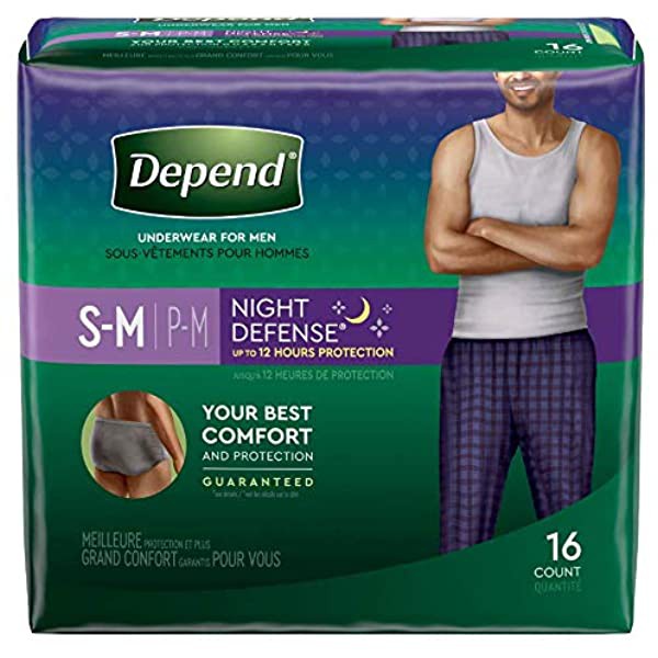 adult diapers LTB Depend Night Defense Mens Overnight Adult