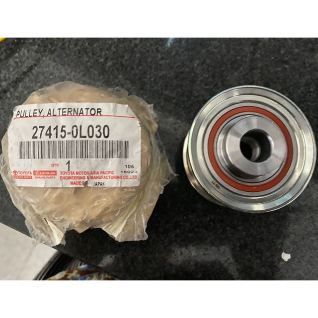 Original Alternator Pulley Toyota Fortuner, Hilux, Innova (20052015