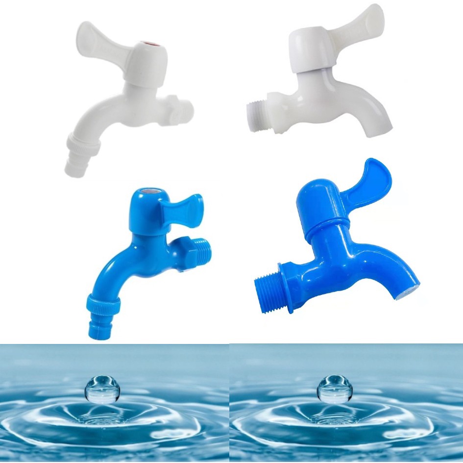 PVC Faucet (Plain Bibb and w/ Hose Bibb) Plastic Faucet / Gripo ...