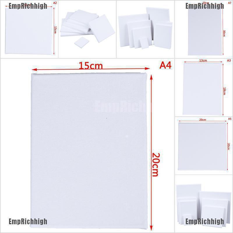 Blank White Mini Artist Canvas Art Oil Paint Board | Shopee Philippines