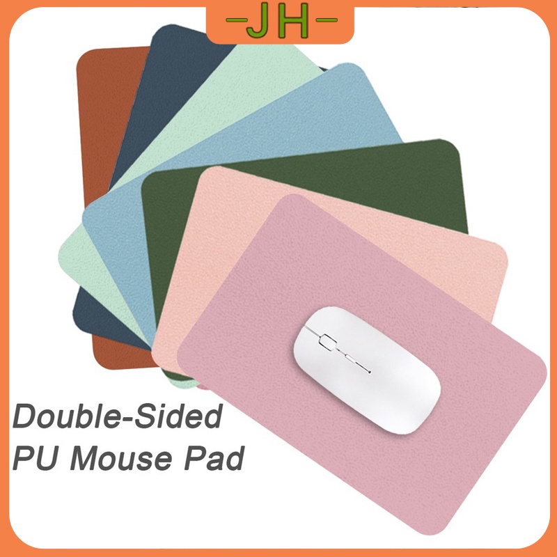 DoubleSided Waterproof PU Leather Mouse Pad Desk Pad Gaming Pad