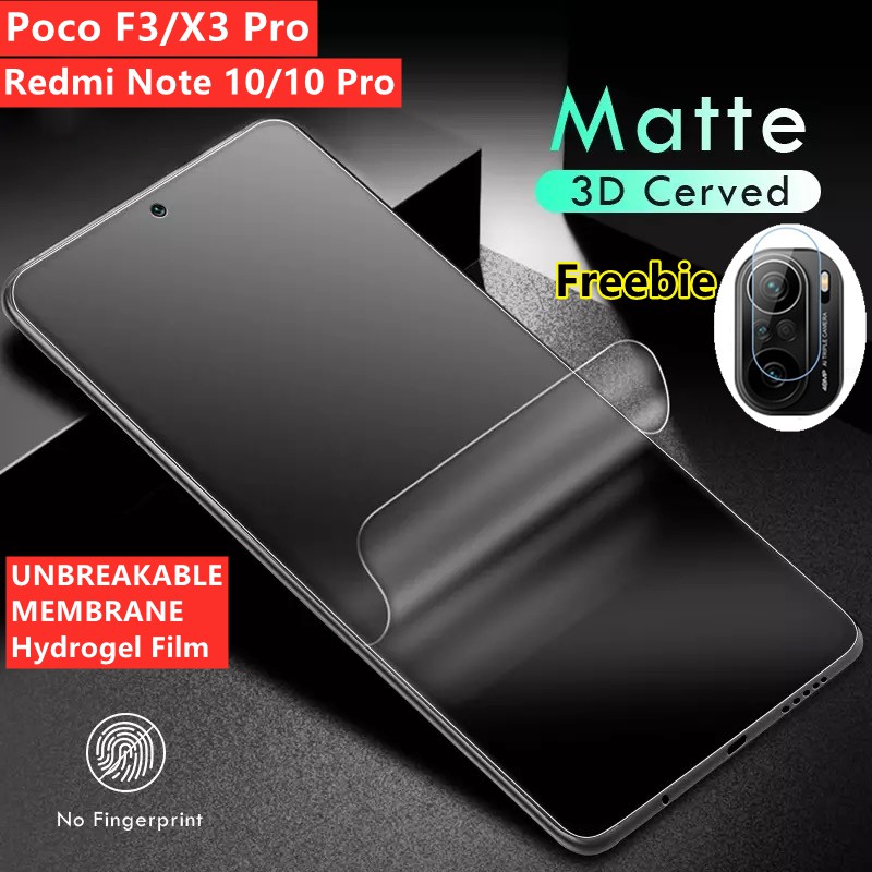 POCO F3 F5 X3 X4 GT Pro Screen Protector Xiaomi 13T 12T 11T 10T 11 Lite 12 Pro Hydrogel Film