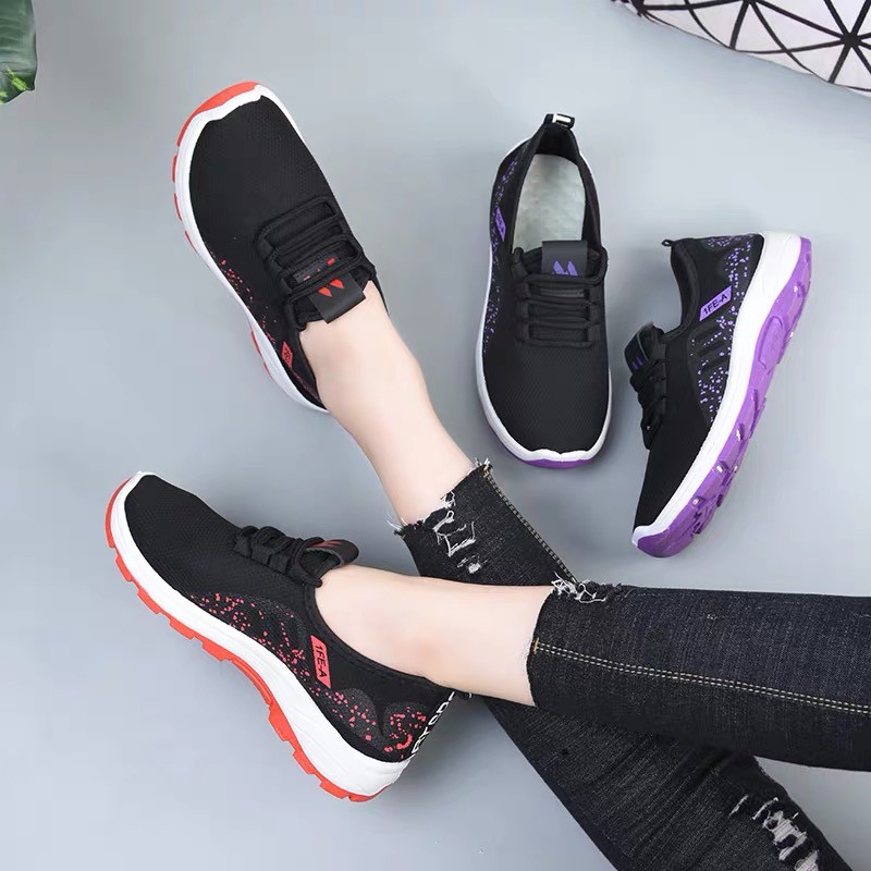 Korean version of thick-soled running shoes casual #801 | Shopee ...