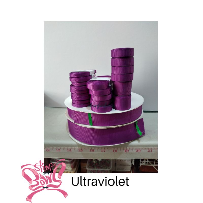 Violet Grosgrain Ribbon - Ultraviolet Premium Quality Grosgrain Ribbon ...