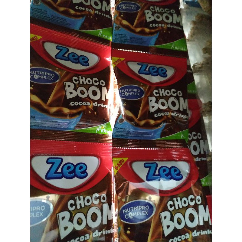 Zee Choco Boom Milk 27gr x 10 Sachets | Shopee Philippines